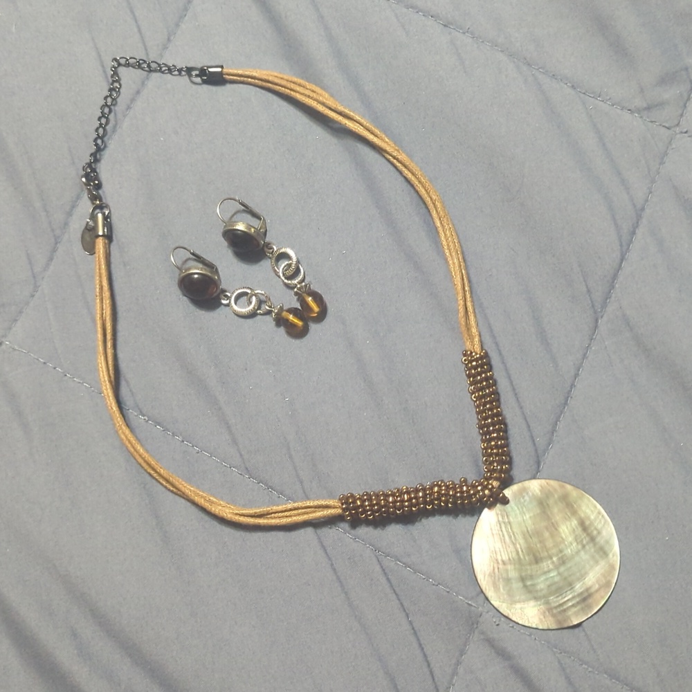 Classic Lia Sophia Necklace with earrings